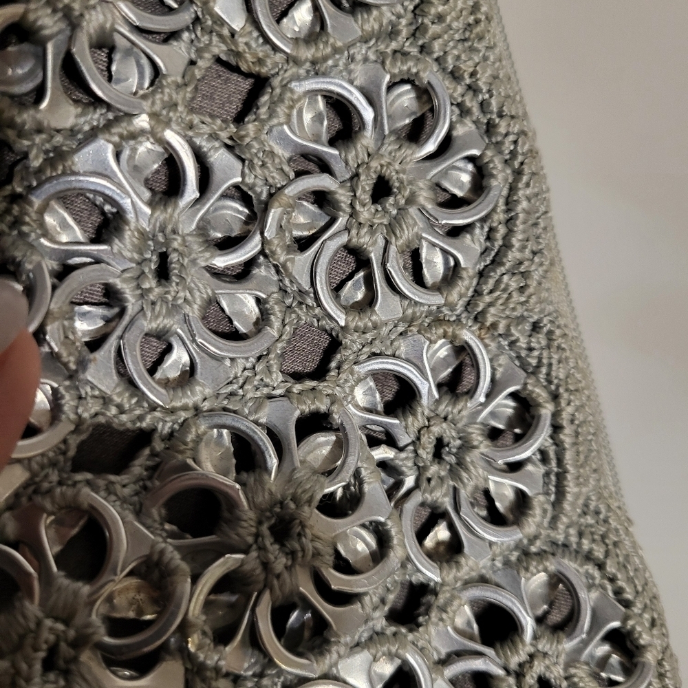 HANDMADE WALLESKA SODA TAB CLUTCH WRISTLET - Picture 3 of 9